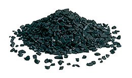 Coconut derived vegetable charcoal